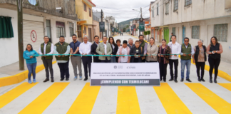 Texmelucan inaugura rehabilitación de calle General Mariano Escobedo