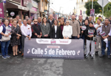 Pepe Chedraui entrega rehabilitación de la calle 5 de Febrero