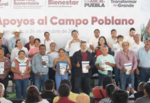 Entregan recursos para el campo a productores de Pantepec