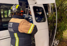 Ruta 28 choca contra camioneta y deja 16 lesionados en Puebla