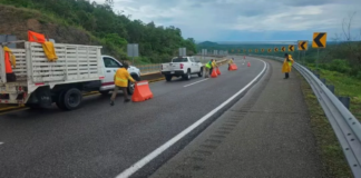 Cierran temporalmente acceso a la México-Puebla en Texmelucan