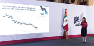 En dos años, homicidios dolosos disminuyen 52% en México