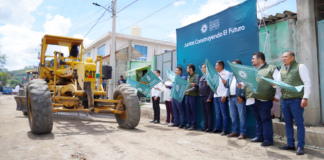 Texmelucan inicia construcción de la calle Lázaro Cárdenas