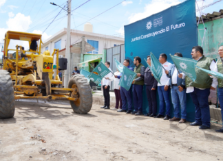 Texmelucan inicia construcción de la calle Lázaro Cárdenas