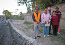 Omar Muñoz supervisa ampliación de drenaje en Sanctorum