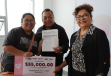 Entregan apoyos para equipamiento comunitario en Cuautlancingo