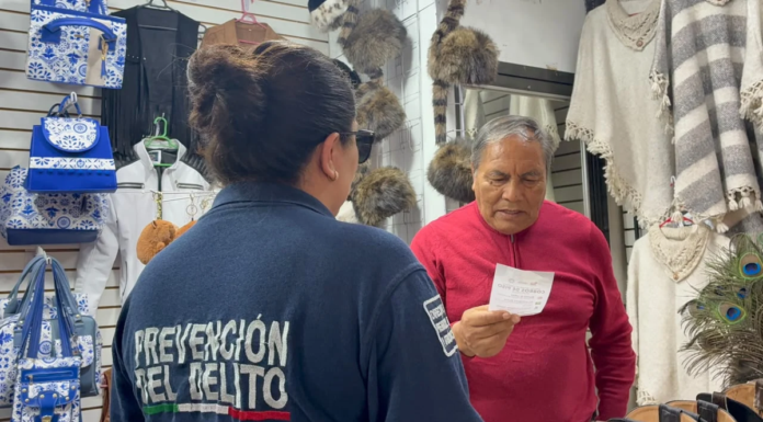 San Pedro Cholula fortalece acciones contra extorsión a comercios
