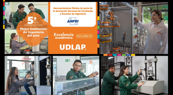 UDLAP recibe por quinta ocasión galardón Platino de la ANFEI