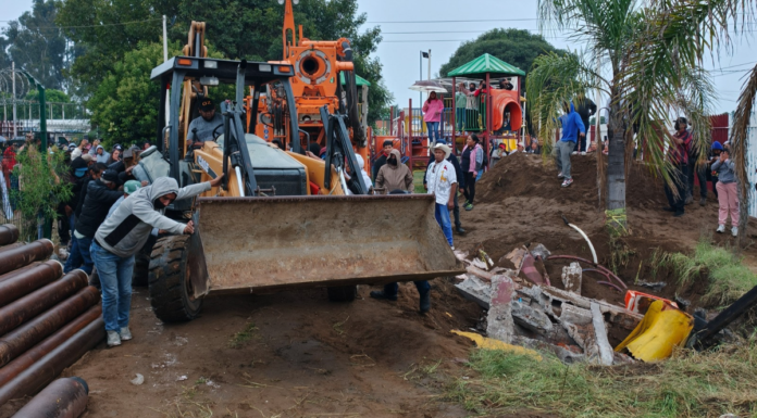 Habitantes de Xoxtla rompen cerco de seguridad en Pozo Pavigi