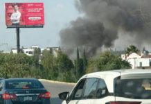 Incendio consume vivienda tras choque en Periférico Ecológico
