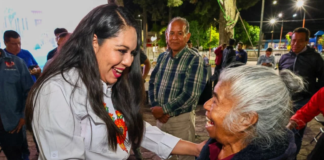 Tonantzin Fernández inicia informes de gobierno en juntas auxiliares