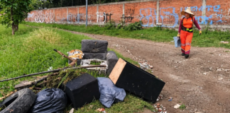 Realizan limpieza en vasos reguladores Puente Negro y Santuario