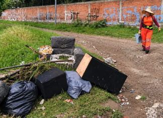 Realizan limpieza en vasos reguladores Puente Negro y Santuario