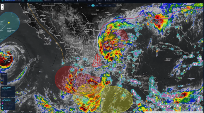 Puebla espera lluvias fuertes a muy fuertes del 7 al 10 de octubre
