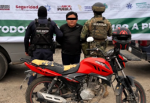 Policía de Texmelucan detiene a implicado en robo con violencia