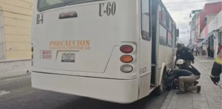 Mujer muere atropellada por Ruta 4 en el Centro de Puebla
