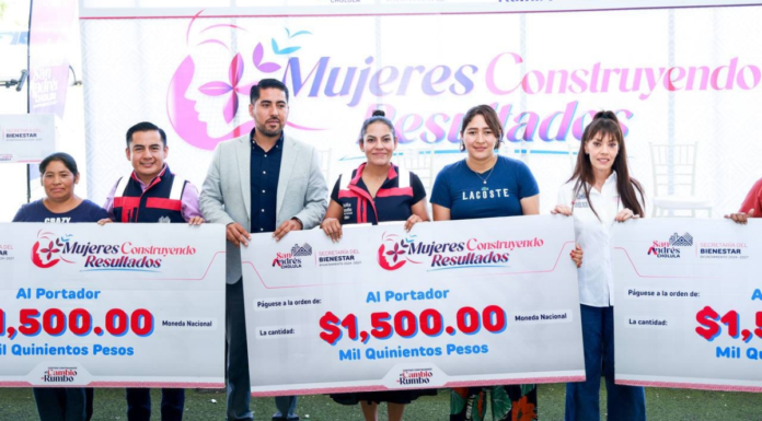 San Andrés Cholula beneficia a mil 440 mujeres con apoyos económicos