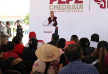 Pepe Chedraui refrenda acciones en San Baltazar Tetela