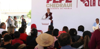 Pepe Chedraui refrenda acciones en San Baltazar Tetela
