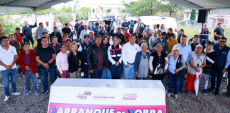 Lupita Cuautle arranca obras viales en Tonantzintla y Cacalotepec