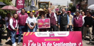 Arranca pavimentación en la calle E de la 16 de Septiembre
