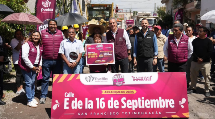 Arranca pavimentación en la calle E de la 16 de Septiembre