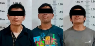 Cuatro personas son aseguradas con neumáticos en Sanctorum