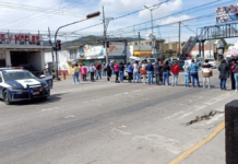 Protestan en Amozoc contra instalación de gasolinera cerca de un kínder