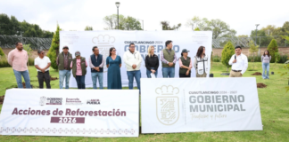 Cuautlancingo impulsa reforestación en Residencial Los Trojes II