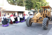 Atlixco rehabilita calle 3 norte en colonia El Ahuehuete