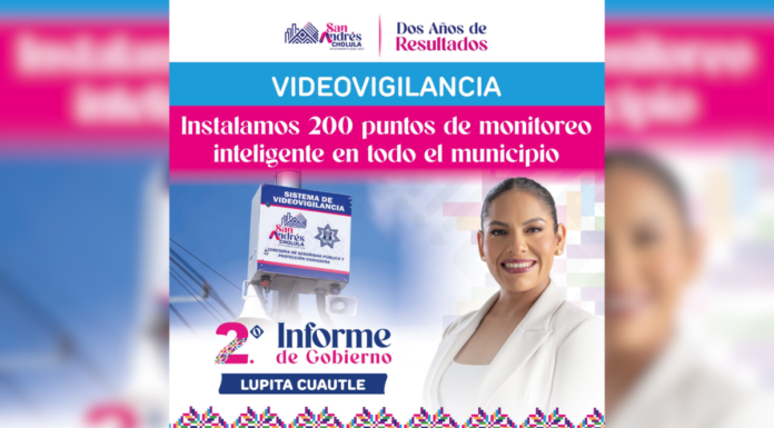 San Andrés Cholula suma 200 puntos de monitoreo inteligente