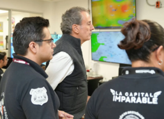 Pepe Chedraui supervisa labores de monitoreo ante lluvias