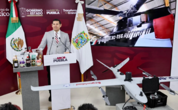 Puebla incorpora helicóptero y drones para combatir delincuencia