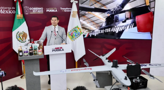 Puebla incorpora helicóptero y drones para combatir delincuencia