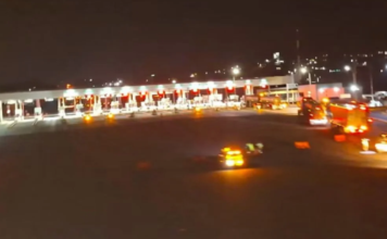 Cierran la autopista México-Tuxpan por volcadura de pipa